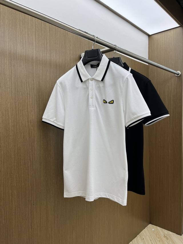 新品 Fd 2540Ss夏季新款 Logo男士翻领polo衫 经典商务男款 高端男装的天花板级别的商务男款 简约时尚大气不失优雅 单穿内搭体面过人 品质控 细节
