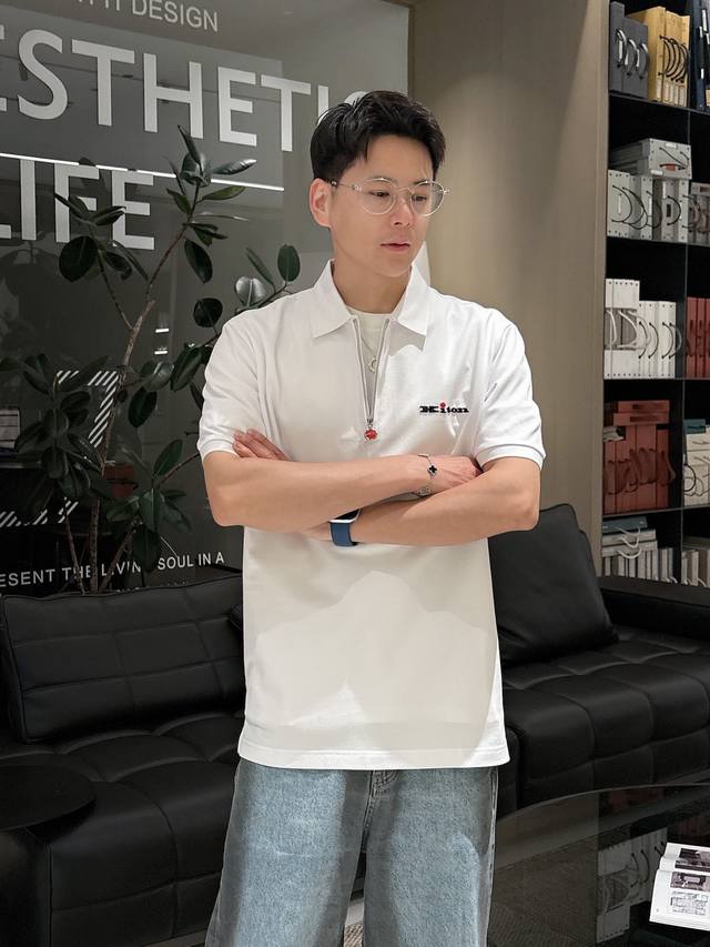 Kiton 2025Ss夏季新款 Logo男士翻领polo衫 经典商务男款 高端男装的天花板级别的商务男款 简约时尚大气不失优雅 单穿内搭体面过人 品质控 细节