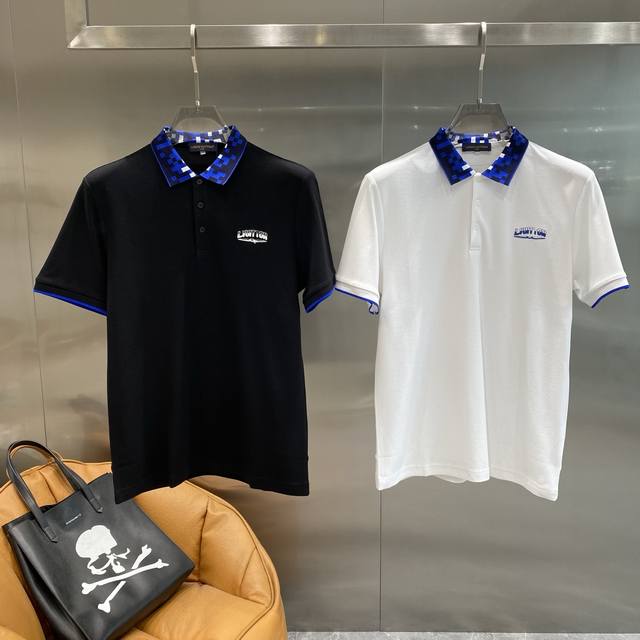 驴家 25Ss新款春夏短袖翻领T恤polo 最高版本客供定制高端朱地面料简单时尚款 拼色螺纹超级好看 胸前标志刺绣经典Logo简单大方的款式 满满的高级感 四季