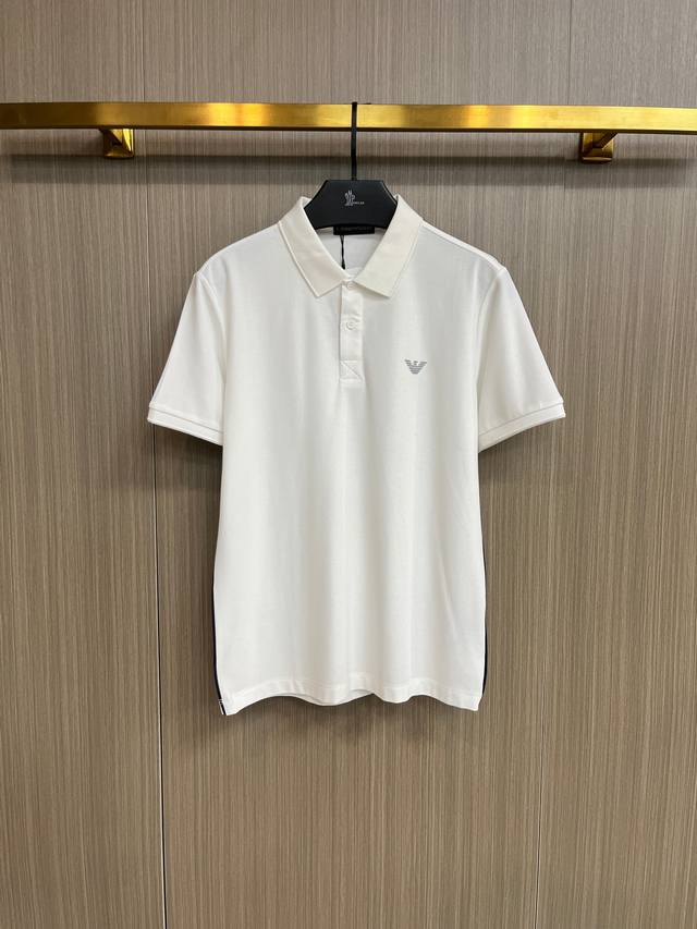 阿玛尼 2025Ss夏季新款字母Logo男士翻领polo衫 经典商务男款 高端男装的天花板级别的商务男款 简约时尚大气不失优雅 单穿内搭体面过人 品质控 细节控