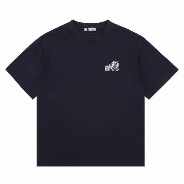 monecler 蒙口 经典刺绣徽标圆领短袖 size:S-Xl