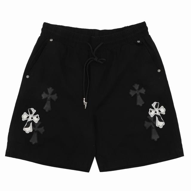 ch 克罗心 十字架贴布徽标短裤 size Xs-L