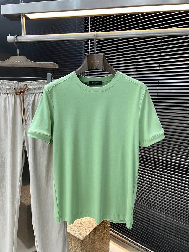 ZPZegna- 杰尼亚 系列 Vip高级定制 2025春夏季新款短袖 百搭款式 任何人都可以轻松驾驭 面料全订制 高定一等品100%全棉面料 面料手感柔软 上