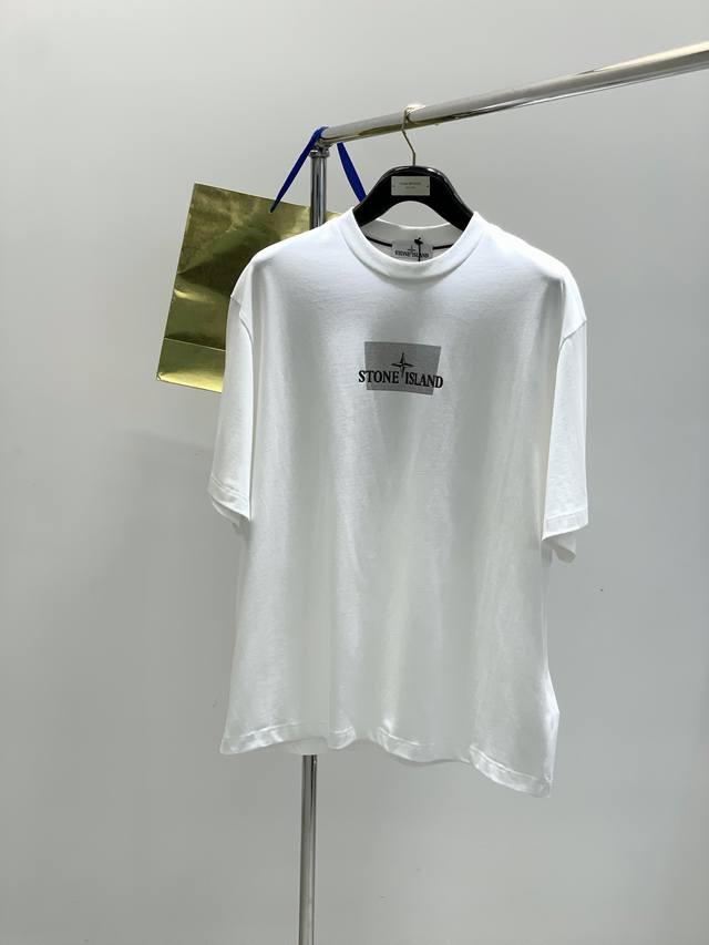 石头岛纯棉 宽松印花短袖 尺码M-2Xl m