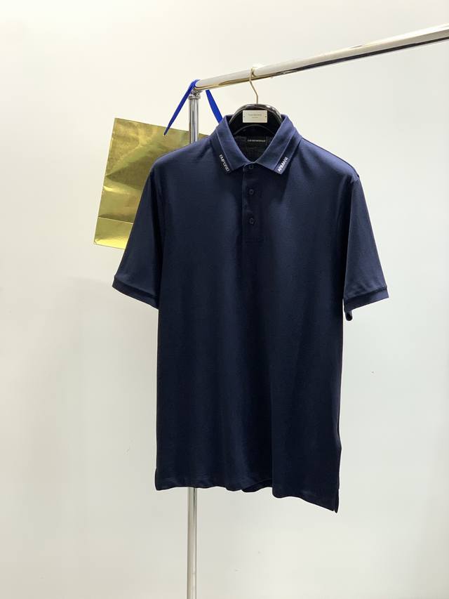 阿玛尼 原厂刺绣珠地Lpolo 原厂出品 偏宽松 颜色 白色 黑色 深蓝色 尺码 M-Xxl 尺码 胸围
