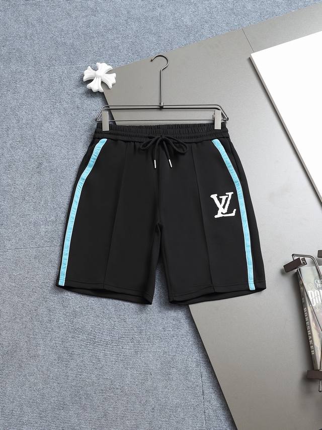 louis Vuitton 路易威登 立体Logo刺绣 logo标识精致升级 灵感源自八十年代复古 原版面料 官方同款 短裤 同缸染面料 手感非常舒服 春夏最新