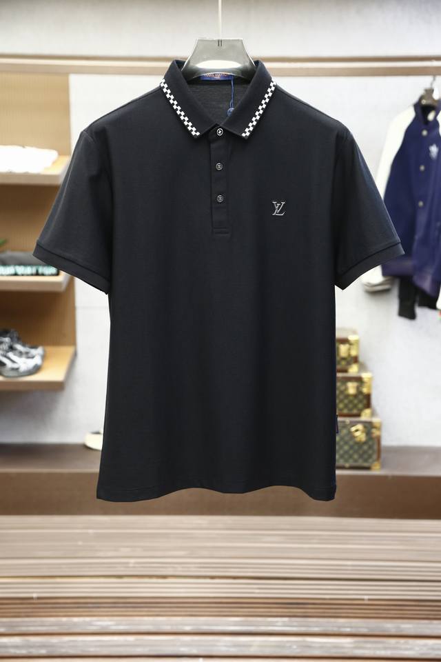 lv-路易威登-2025Ss系列新品 prada普拉达-最新最顶级版本polo衫 选用丝光珠地打造 修身版型剪裁 非常精致 显气场 又会凸显商务男士的精致 这就