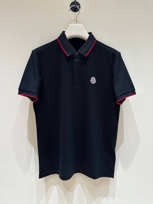 新品 A16-Mon家高端男士商务休闲珠地棉翻领polo衫 顶级贸易公司货 意大利原厂出品 白金级品相 25年春夏新品 独家售卖 客供高级进口成衣定织珠地面料