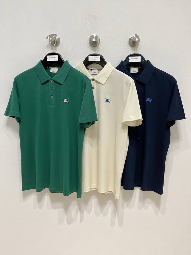 开春新品 巴宝莉 2025Ss夏季新款字母Logo男士翻领polo衫 经典商务男款 高端男装的天花板级别的商务男款 简约时尚大气不失优雅 单穿内搭体面过人 品质