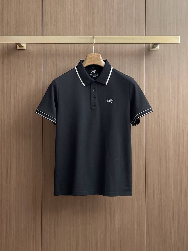 始祖鸟 2025Ss夏季新款字母Logo男士翻领polo衫 经典商务男款 高端男装的天花板级别的商务男款 简约时尚大气不失优雅 单穿内搭体面过人 品质控 细节控