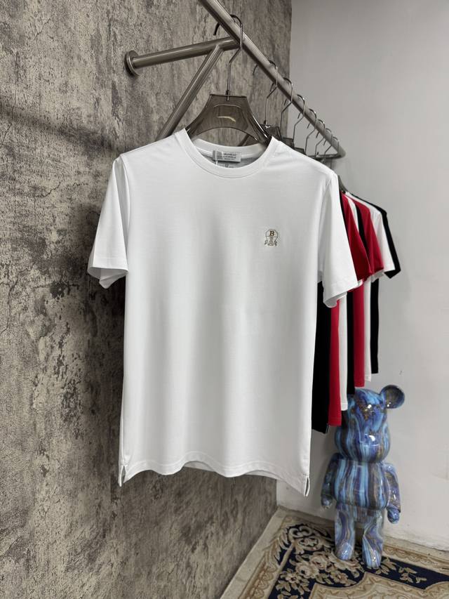 上新 25Ss Bc最新短袖 原版定制新疆长绒棉面料 手感舒适 侧边开叉 高端大气 经典百搭 黑 白 红 码数48-56