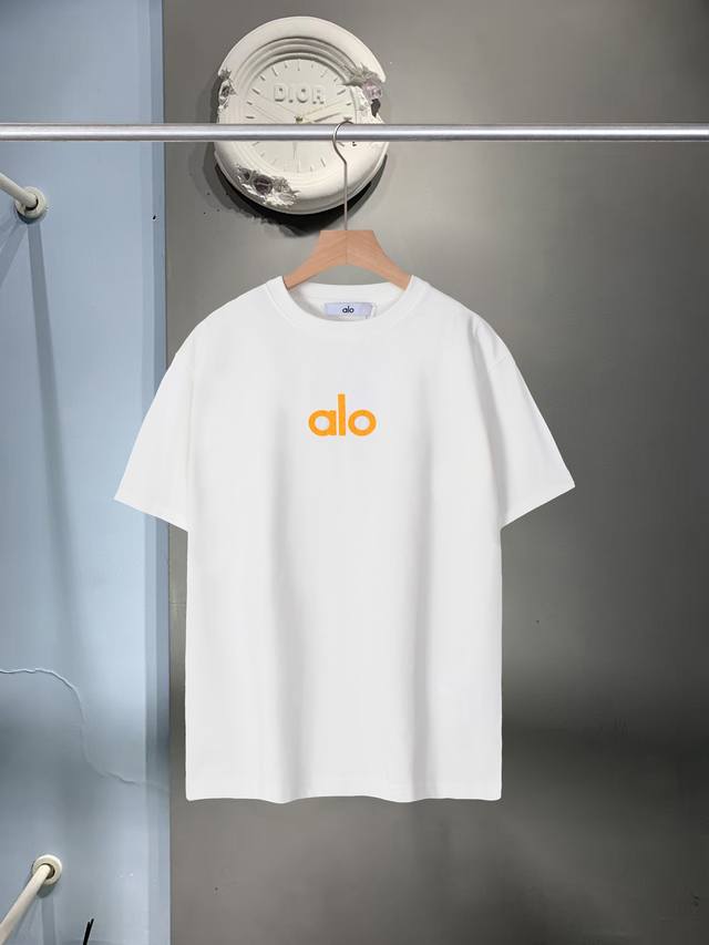 新款上架 Alo Ml-2029新款积木压胶工艺 高版本 270克高克重全棉 三标齐全 手感超好 做工细致 厚度适中 男女同款 颜色:粉色 黑色 白色 尺码 S