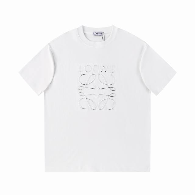 短袖6619 300克水洗面料 贴布刺绣手工剪花工艺 s~Xl