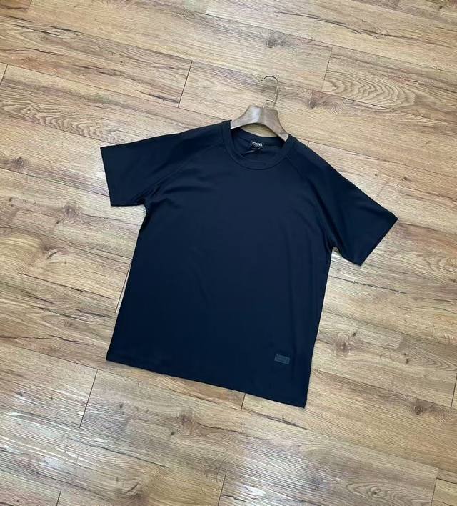 Zg-25年夏季新款男仕短袖棉T 颜色 黑色 深蓝 浅蓝 尺码 M~Xxl