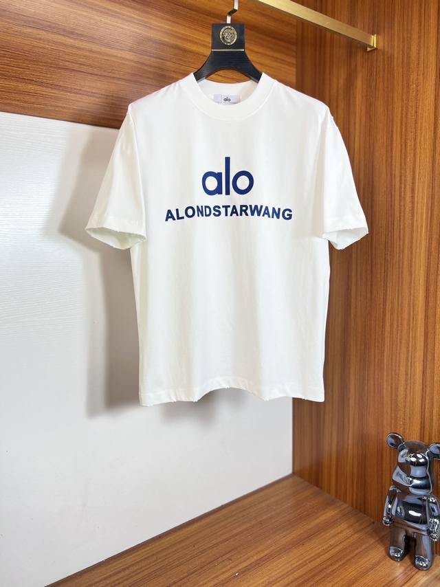 Alo 2025年春夏新品上新 三标齐全 圆领短袖T恤 好货不用过多介绍 看细节 专柜码数 S-Xxxl 175 140建议L