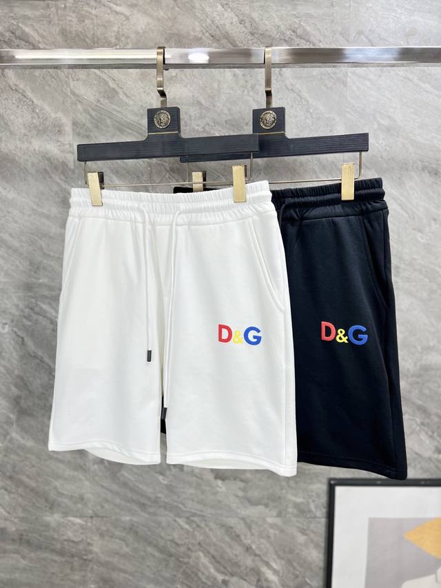 Dg 杜嘉班纳 2025春夏新品 三标齐全 松紧带五分休闲裤短裤 好货不用过多介绍 看细节 专柜码数 M-Xxxl 175 140上身建议L