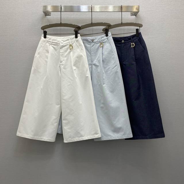 Va*25Ss 洗水棉九分阔腿裤 高级面料 颜色:图片3色 面料 洗水棉面料 Smlxl