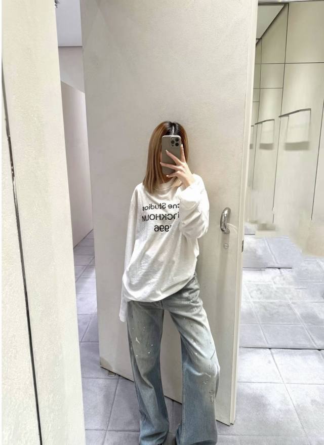 新款 最新Acne 25New 经典 泼墨牛仔裤 尺码 Sml