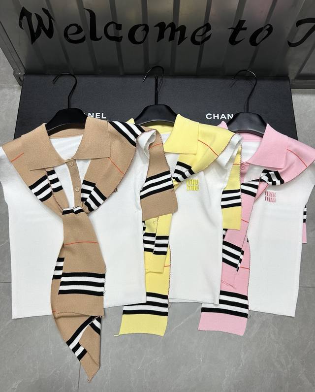 新品上线 款号:28937#拿货 #Niu格纹披肩背心实拍图