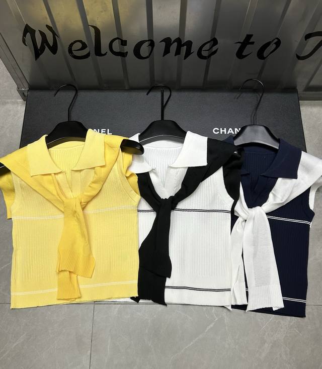 新品上线 款号:28936#拿货 #拉夫披肩翻领背心实拍图