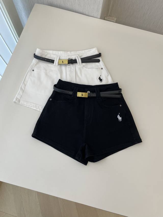 25新款 新款重工洗水定制面料 刺绣Logo牛仔短裤出货 采用进口牛仔棉面料 重工水洗 金属扣个性设计做工精细 柔软舒适 简洁时尚 经典爆款 定制三标五金配件