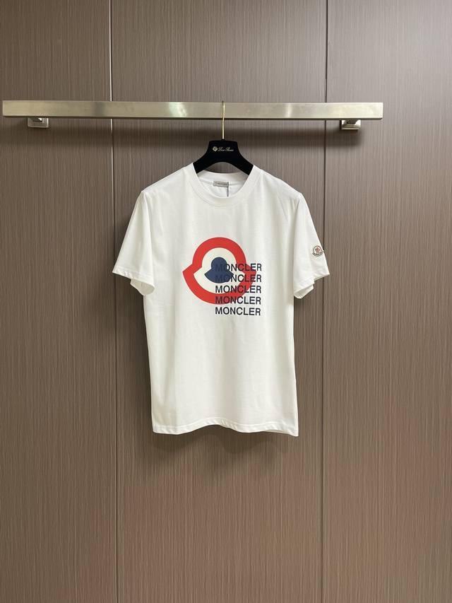 moncler 蒙口2025Ss夏季新款印花圆领短袖T恤 采用原版 G 螺纹同缸定染零色差 全新定制辅料 独家品质区别通货 欢迎对比 尺码 S-Xxl