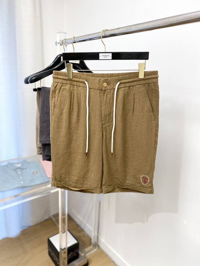 brunello Cucinelli 2025爆款休闲短裤 高弹显瘦必爆简约百搭爆款 做工精细 每一针都看得到用心 超多明星网红最爱 拉长身材比例哦 微弹 _舒