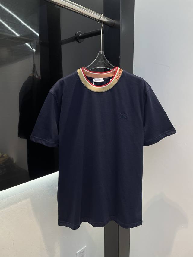 bbr 2025Ss格纹圆领棉质短袖 S M L