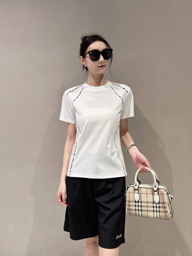 B家B家新款圆领短袖T恤 款号:62147 黑色 白色 杏色 s-M-L-Xl-Xxl