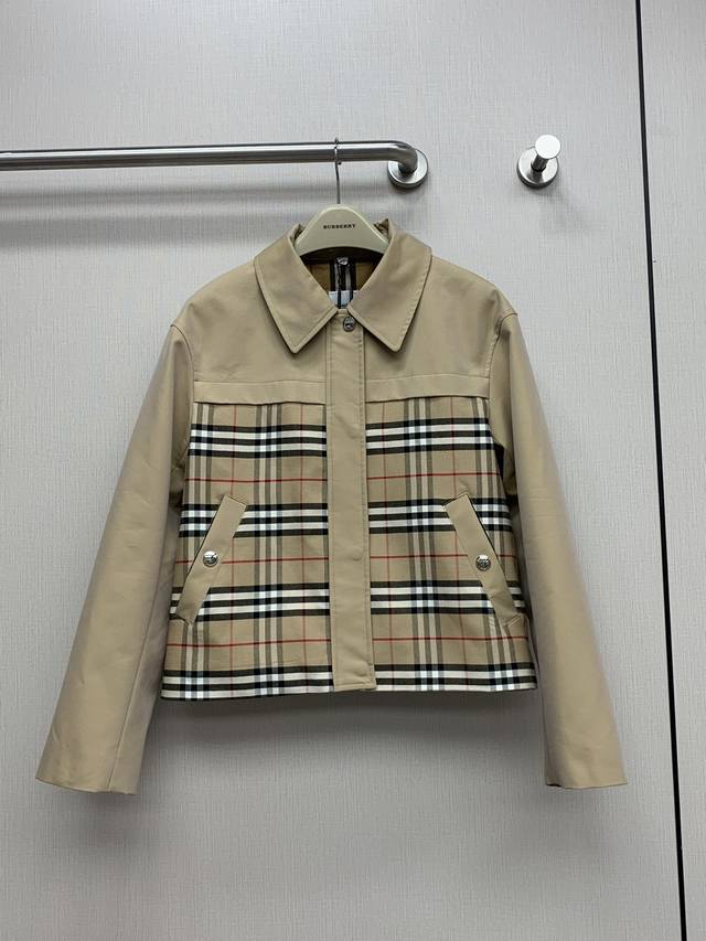 B家原单品质 春秋新品 Vintage格纹拼接休闲夹克外套 格子控必入高级时髦单品 精选棉质拼接格子设计 立体剪裁翻领拉链版型百搭不挑人 丰富多元的帅气风格 做