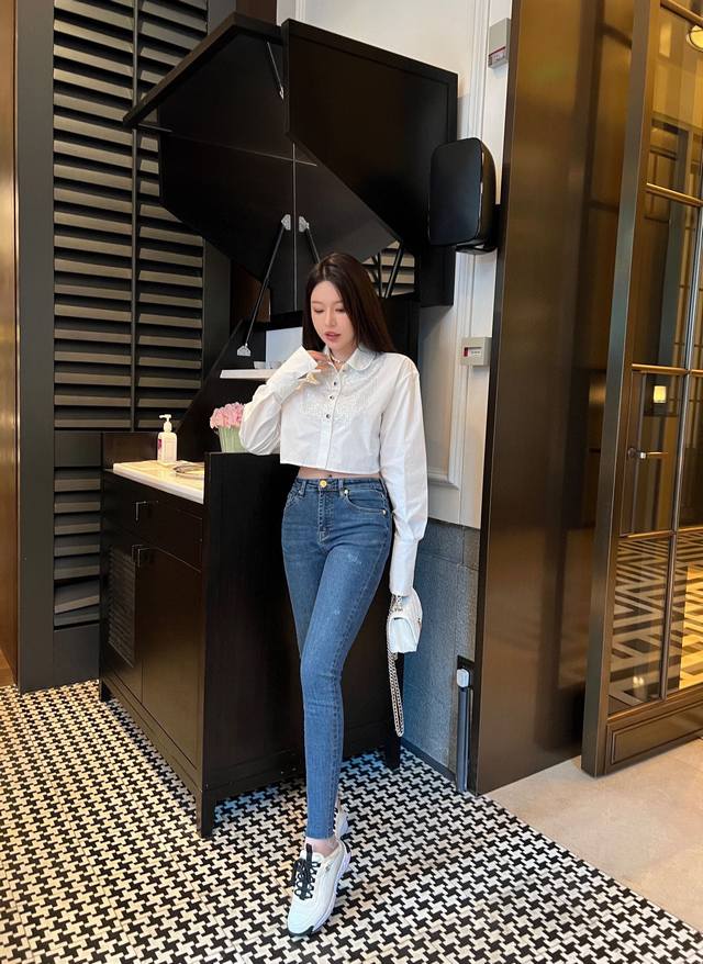 Ysl 高弹面料小脚裤 Sml