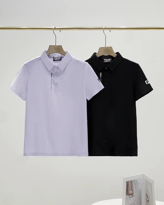 Fila 斐乐女士凉感冰丝速干Polo衫翻领短袖2025夏新款户外运动休闲百搭上衣，凉感科技，定义舒适感！定义新型夏天！ 再次开炸！代工厂P原货，出口韩国的订单