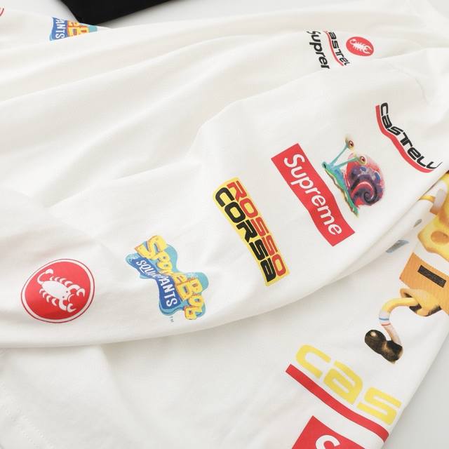 细节图 Supreme X Spongebob Squarepants海绵宝宝 X Castelli 联名款 Ss25 Week11 Racing L S Te