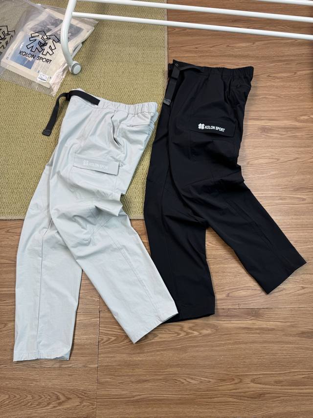细节图# Kolonsport可隆25年夏季新品轻量化休闲长裤男款户外防风长裤防泼水吸湿排汗速干工装口袋长裤 一款封神之作的男士长裤，不仅户外可穿，城市商务休闲