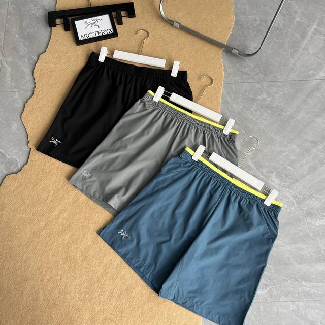 Arc'teryx 始祖鸟 Norvan Short 男女同款运动速干刺绣小标9英寸户外运动休闲短裤 面料： %聚酯纤维 茑+同款户外 科技面料运动休闲五分裤轻