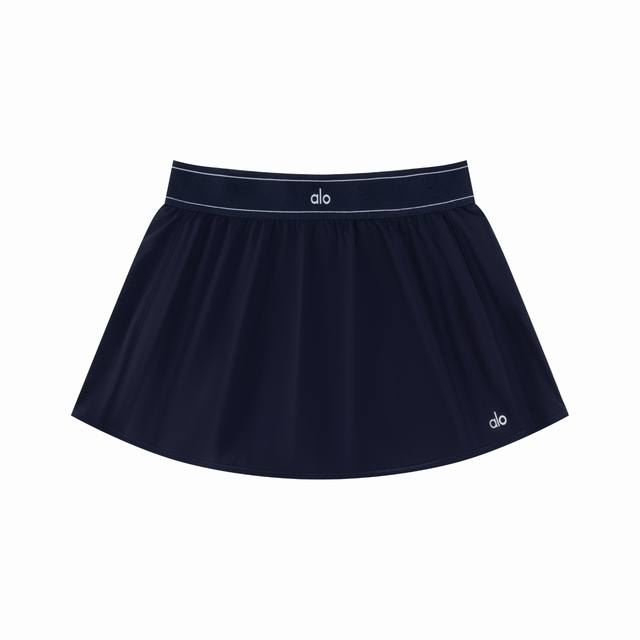顶级品质 Alo 25年新款春夏防晒瑜伽裙 高腰A字裙腿精来咯，二合一款百搭轻便飘逸。弧形裙摆设计，更显腿细显腿长。它可以在你需要运动的时候穿着，也可以作为日常
