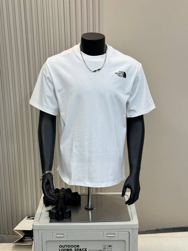 The North Face 北面 25Ss Tnf后背山峰印花男女情侣圆领短袖T恤 小红书热门爆款，明星网红同款穿搭，男女日常通勤穿搭必备单品！ 高品质260