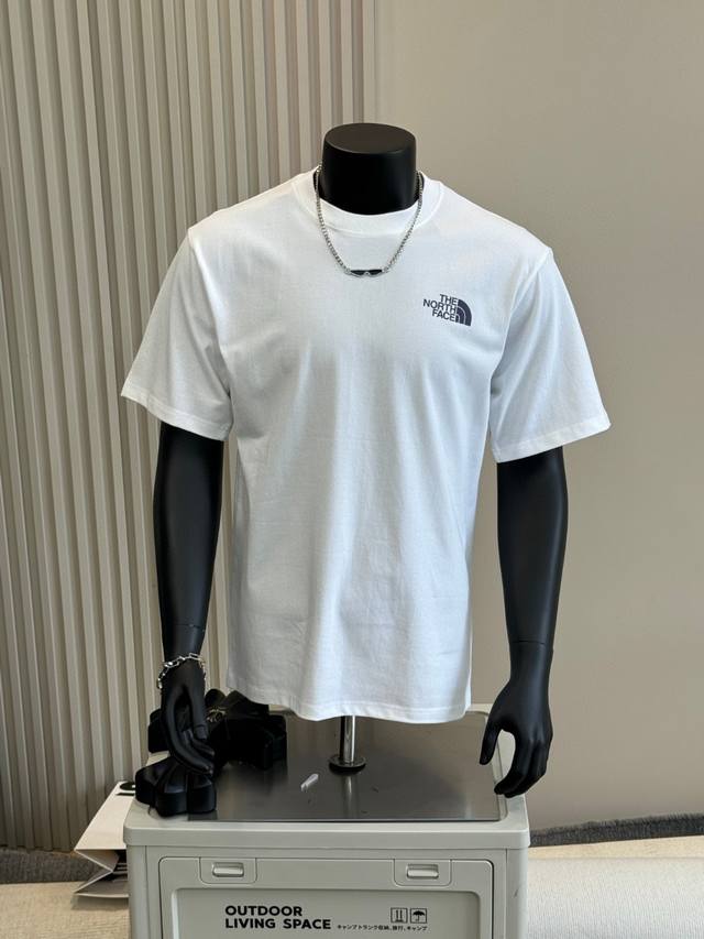 The North Face 北面 新款后背花卉印花男女情侣圆领短袖T恤 小红书热门爆款，明星网红同款穿搭，男女日常通勤穿搭必备单品！ 高品质260克高克重双纱