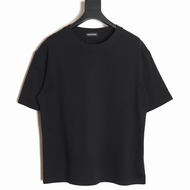 Balenciaga 巴黎世家后背烫钻情侣圆领短袖 T恤-顶级版本 T006 男女同款 不挑年龄不挑身材不挑性别 经典不过时 面料手感非常舒服 质感超强 超级百