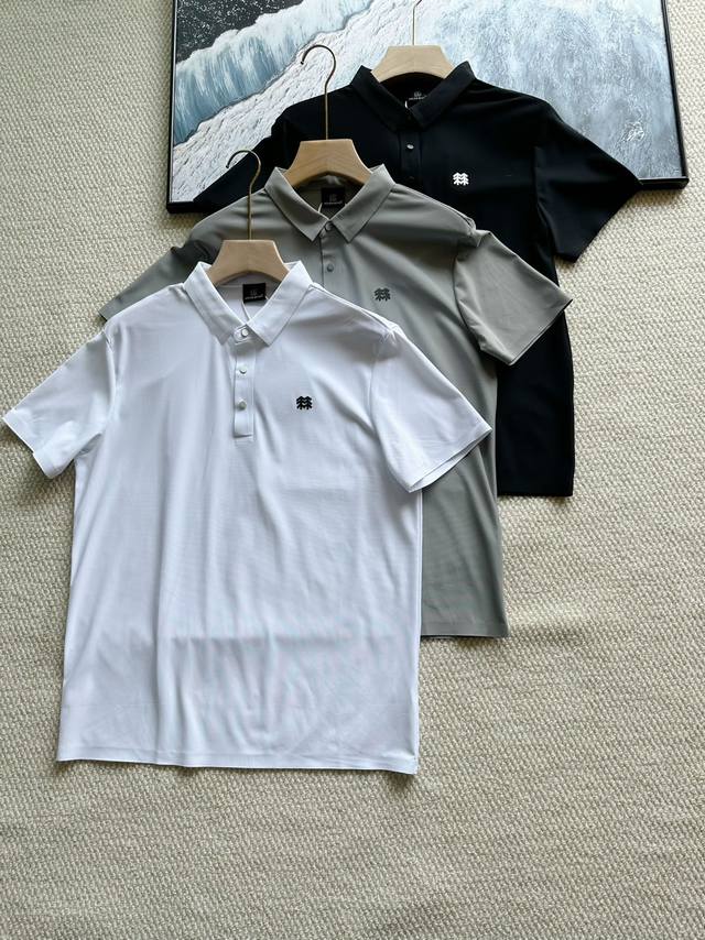 Kolon Sport可隆B1205男子户外运动 弹力速干休闲衣短袖冰丝凉感Polo衫，秉承了吸湿速干、防晒的优秀运动功能性，穿着体感更轻盈舒适，干净简洁易穿脱