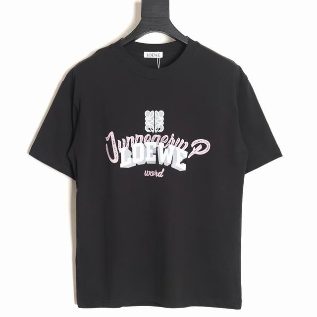 Loewe 罗意威 重叠字母印花情侣圆领短袖 T恤-顶级版本 T072 男女同款 不挑年龄不挑身材不挑性别 经典不过时 面料手感非常舒服 质感超强 超级百搭好看