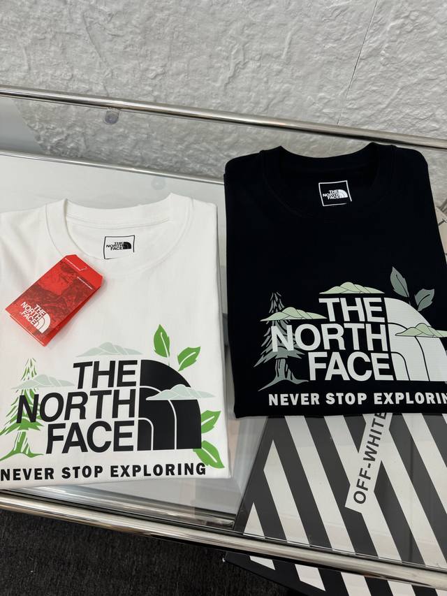 The North Face 北面 25Ss Tnf胸前绿叶标识印花男女情侣圆领短袖T恤 小红书热门爆款，明星网红同款穿搭，男女日常通勤穿搭必备单品！ 高品质2