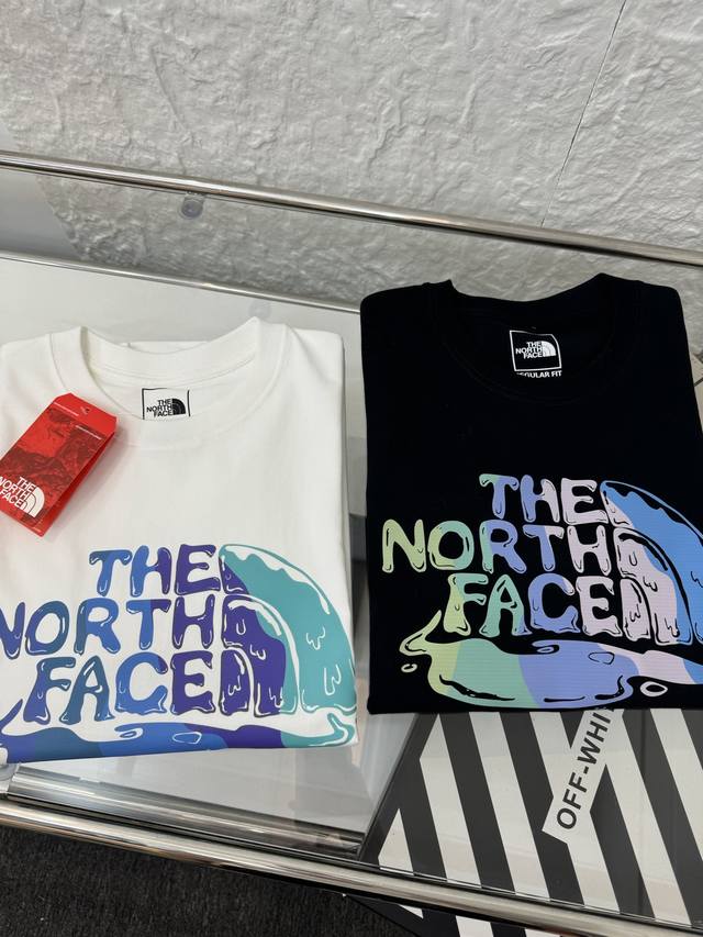 The North Face 北面 25Ss Tnf胸前水溶涂鸦印花男女情侣圆领短袖T恤 小红书热门爆款，明星网红同款穿搭，男女日常通勤穿搭必备单品！ 高品质2