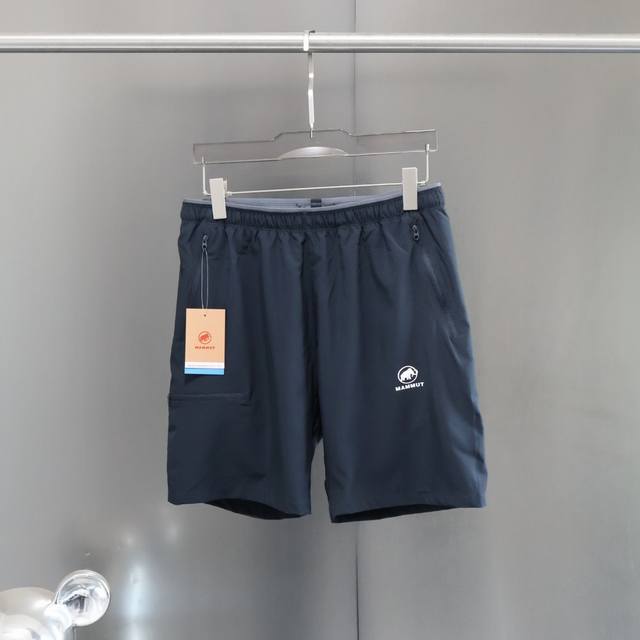 供 不控价 高端品质！ Mammut猛犸象夏季新款高端男士梭织三色户外短裤 户外多功能休闲裤 面料强悍如斯防水透气速干亲肤 透气速干 运动B备上班休闲穿搭 版型