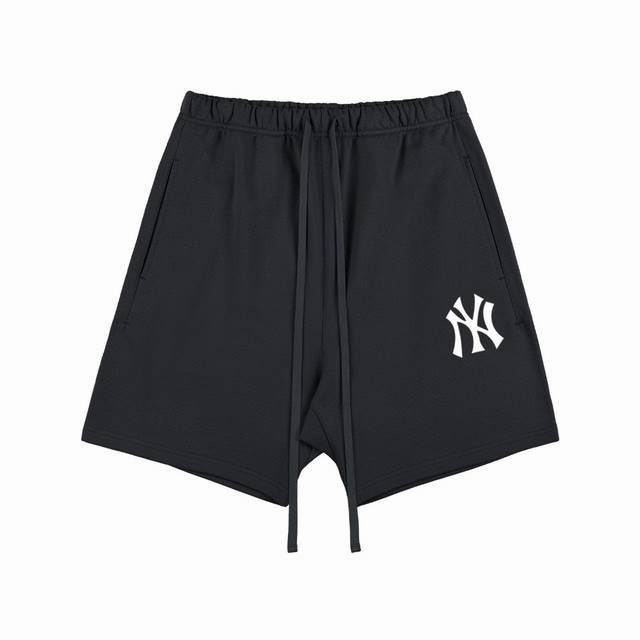 顶级品质 洋基队Mlb基础款印花双股400克纯棉毛圈男女情侣款短裤 面料：独家定制面料采用400G纯棉毛圈面料市场找不到第二家，可以说一条短裤能穿5年毫不夸张，