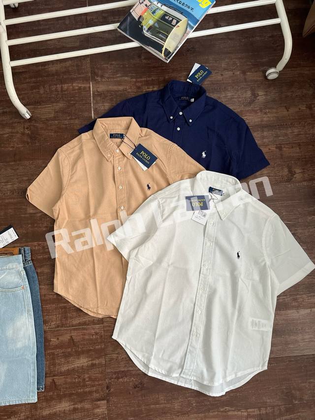爆款预警 Ralph Lauren 亚麻小马短袖衬衫｜夏日主场，清爽拿捏 核心卖点 高阶亚麻面料｜轻薄透气，比牛津纺更适合夏天 标志性小马刺绣｜细节到位，质感不