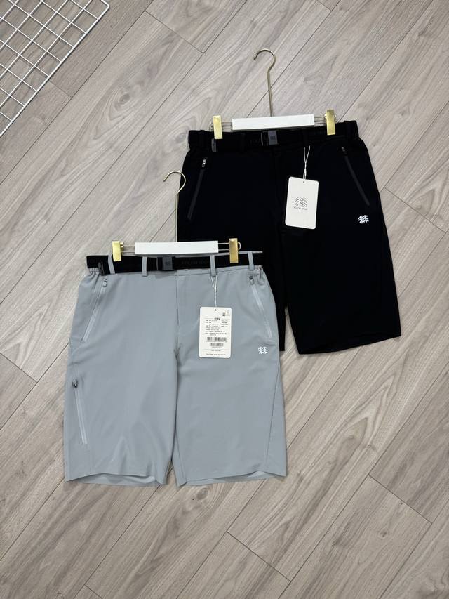 丶上新 可隆速干短裤 细节图 Kolonsport 可隆 Rock软壳短裤 夏日户外全能装备解锁无拘运动体验 原单代工厂P大货剩余，特供辅料面料，尺码不同腰带长
