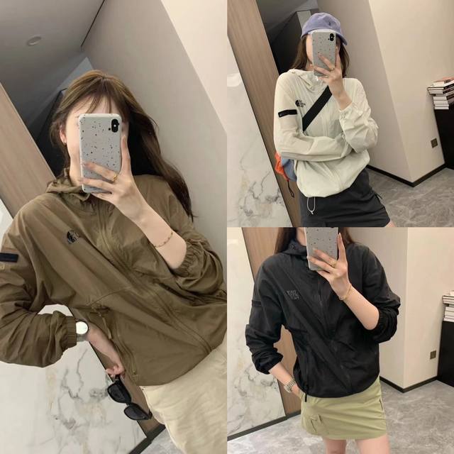丶上新 北面防晒皮肤衣 细节图 Thenorthface北面男女同款防晒衣夏新款户外Upf70+皮肤衣夹克外套 连肩插肩组合式剪裁，宽松包容！ 男女同款韩版版型