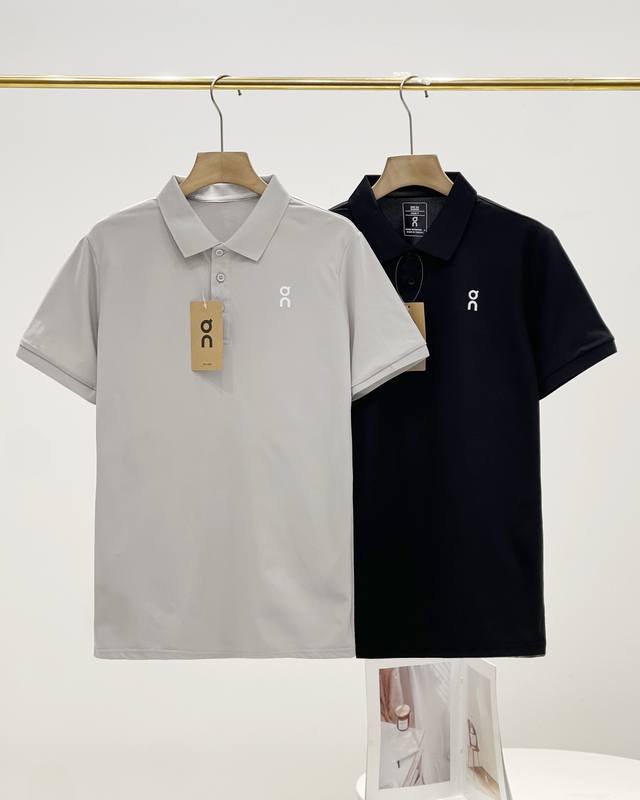 实拍图奉上，On 昂跑官方男子冰丝速干短袖Polo衫2025夏季新款简约商务休闲运动健身上衣 原单好货 ！整箱出货！独家贸易渠道订单，只此一批，快快入手吧！ 韩