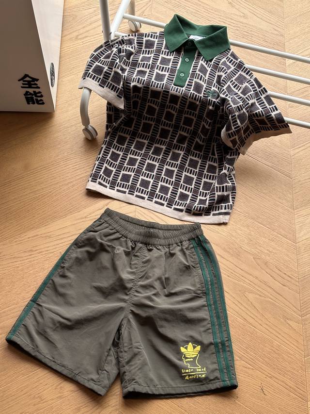 供 短裤 Adidas Originals X Brain Dead 三叶草脑死亡联名款 Ss 时尚柔软舒适运动休闲三条杠短裤 男女同款 S~Xl 经典的三条杠